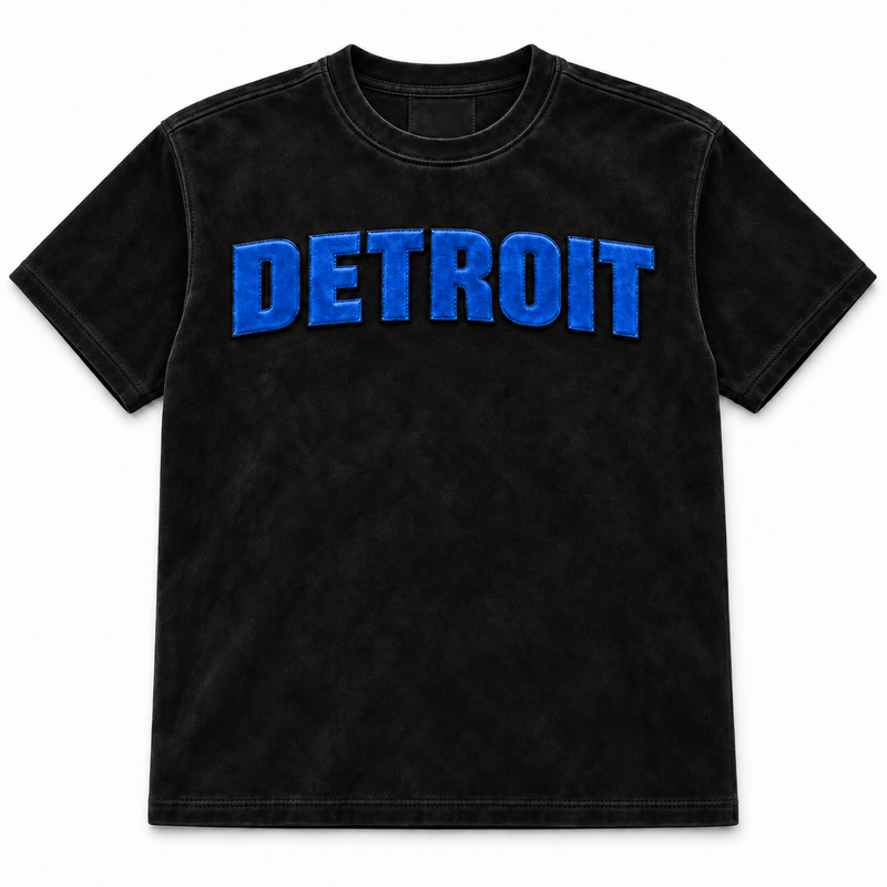 Detroit Suede T-Shirt | Limited Edition Luxury Streetwear