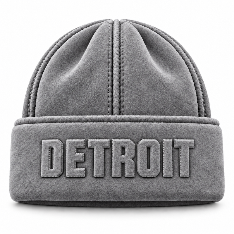 Detroit Suede Beanie | Limited Edition Luxury Headwear