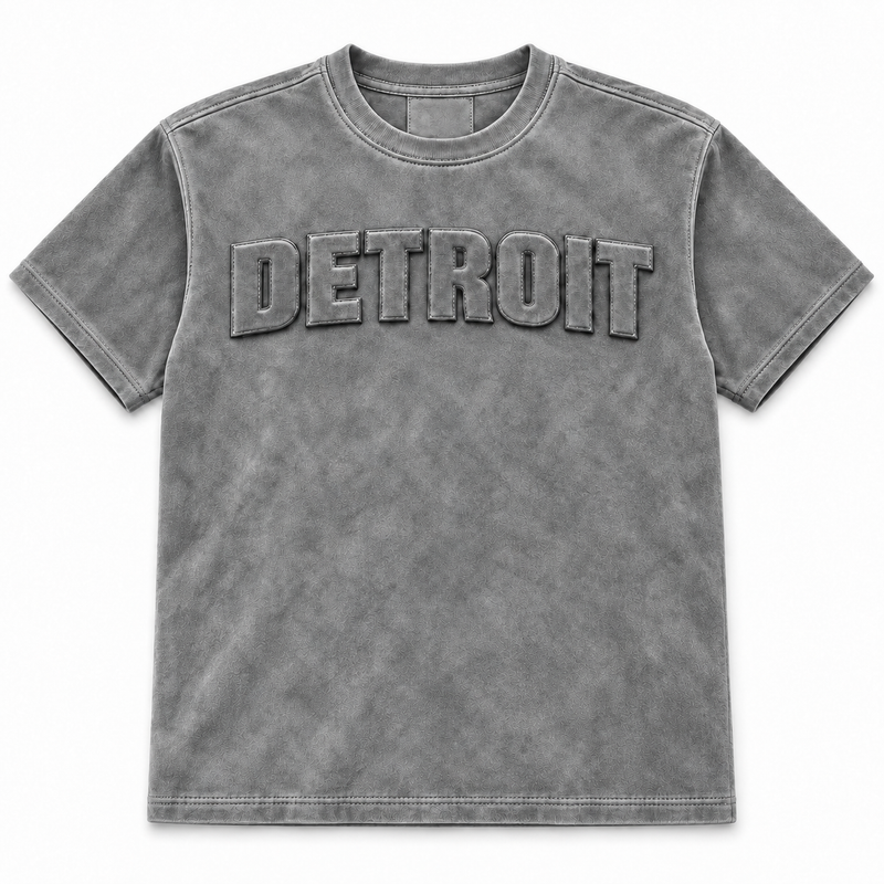 Detroit Suede T-Shirt | Limited Edition Luxury Streetwear
