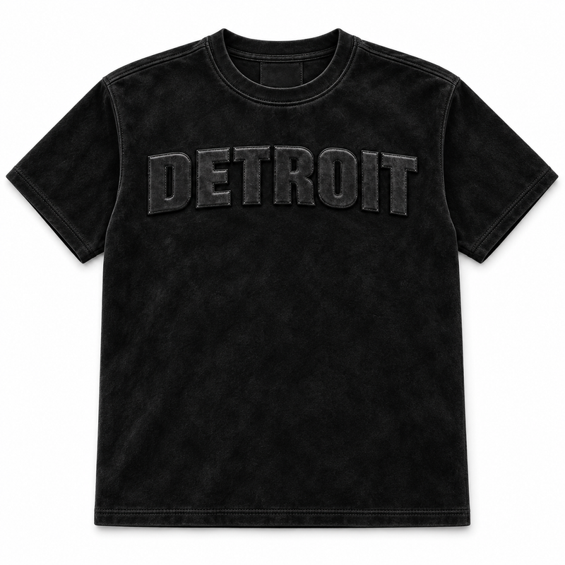 Detroit Suede T-Shirt | Limited Edition Luxury Streetwear